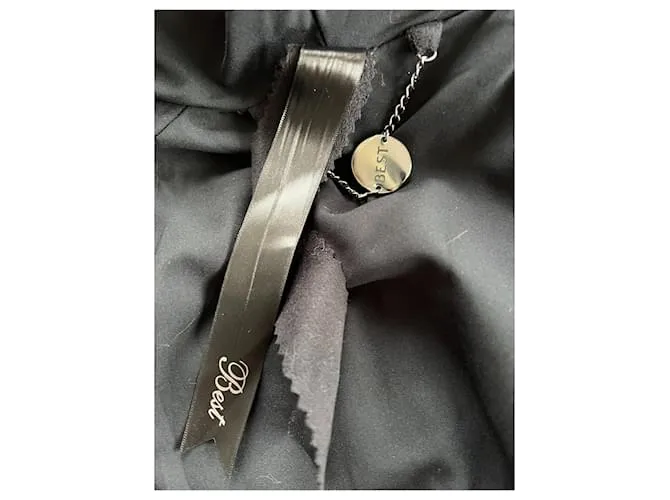 Autre Marque Abrigos, Ropa de calle Negro Amarillo 