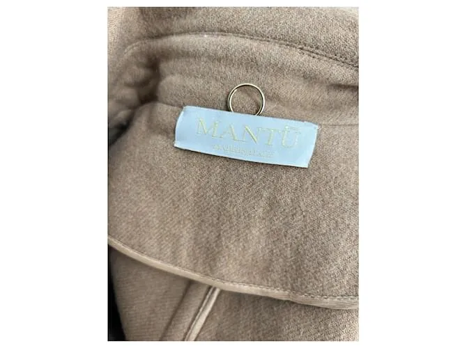 Autre Marque MANTU Abrigos T.fr 36 Lana Camello 