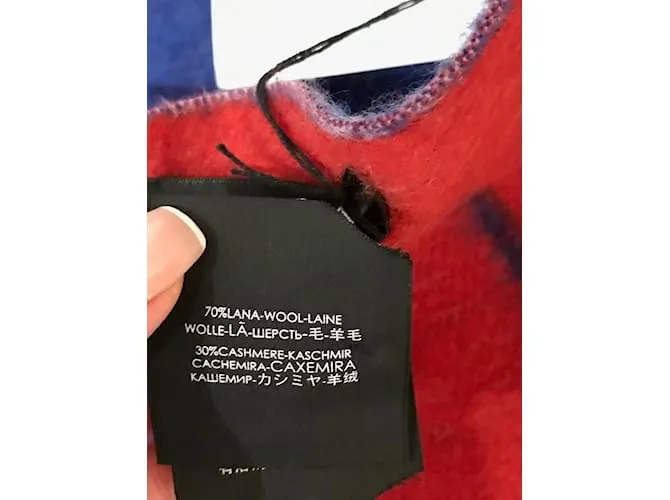 BALENCIAGA Bufandas T.  Lana Azul 