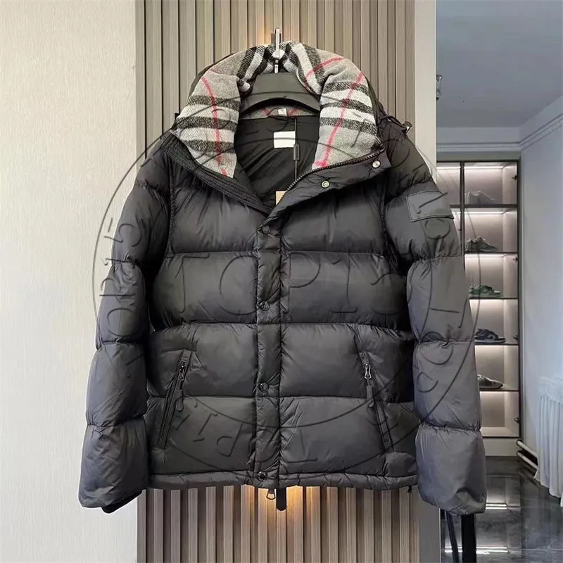 Chaqueta parka de invierno para hombres con capucha con capucha cálida de viento gruesa