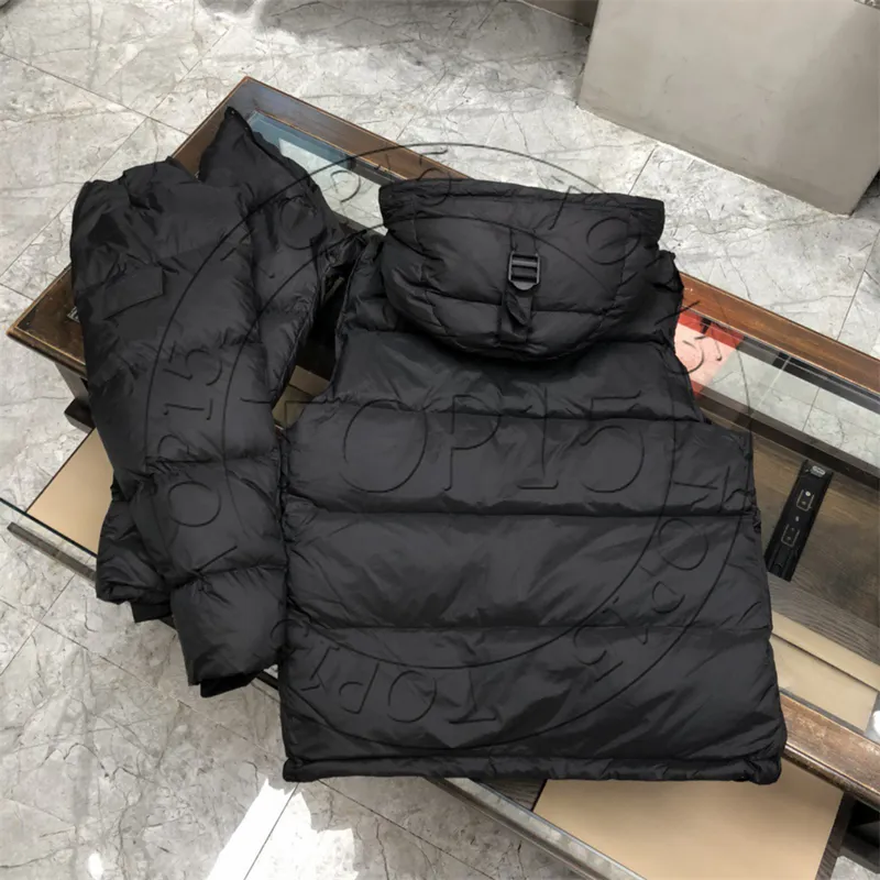 Chaqueta parka de invierno para hombres con capucha con capucha cálida de viento gruesa