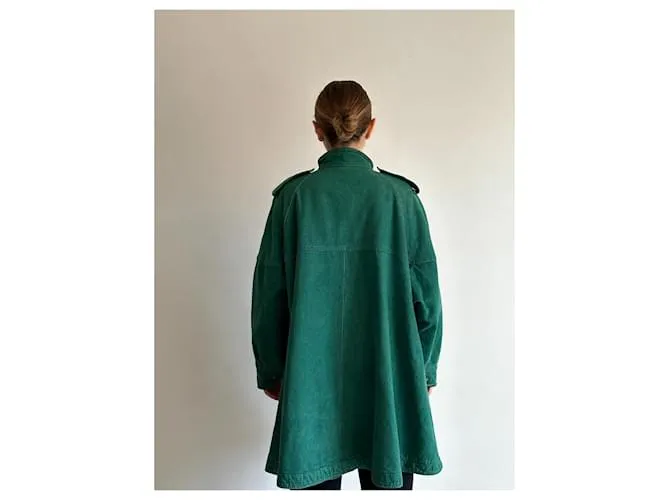 Fendi Abrigos, Ropa de calle Verde oscuro 