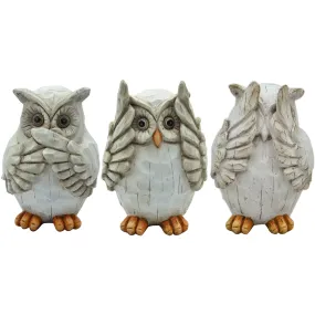 Figura Búho 3 Unidades