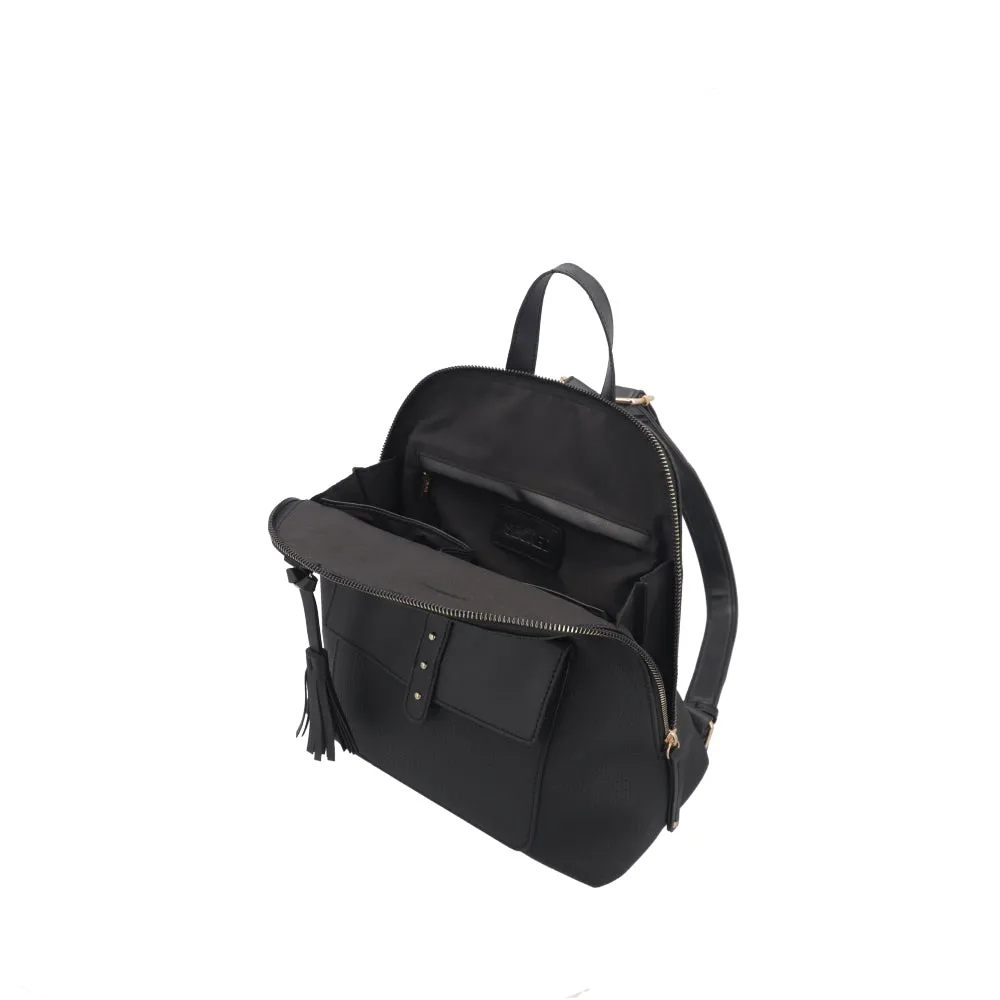 Mochila Parma Negra Mediana